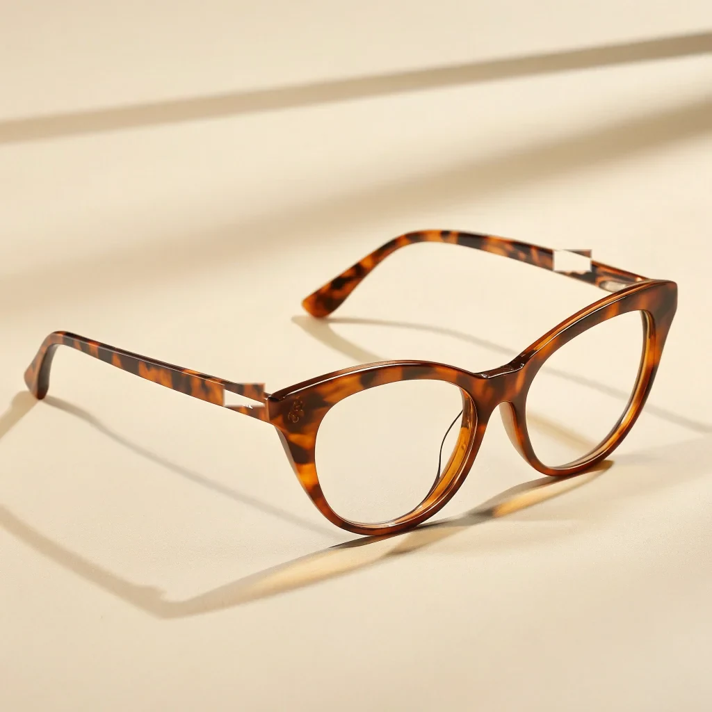Alba in Amber tortoise, three-quarter view