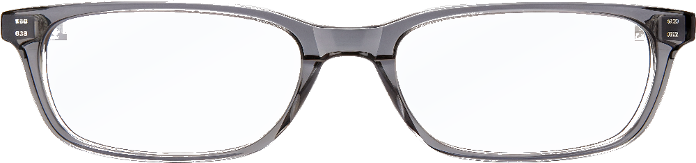 Bram glasses in Crystal smoke