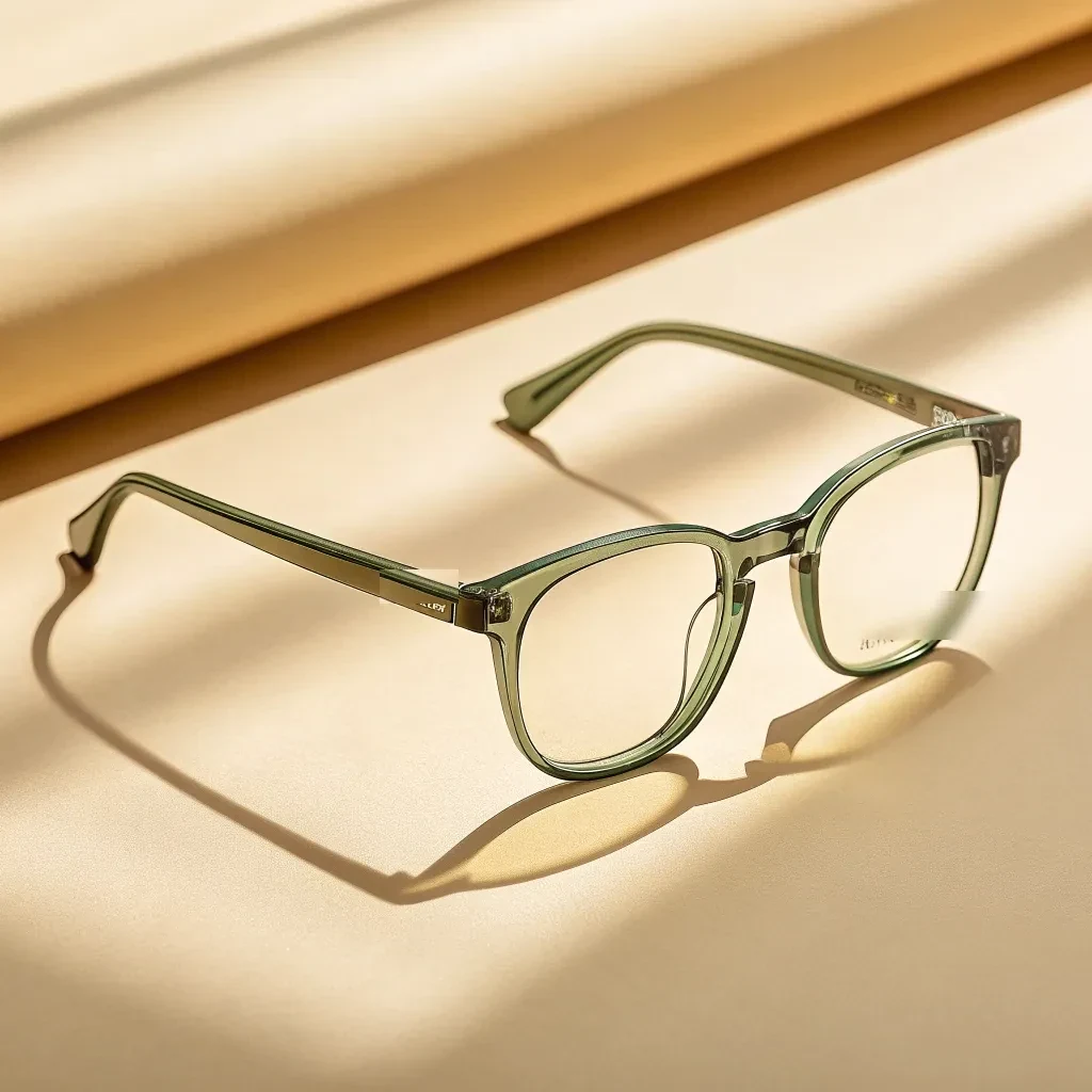 Ivo in Olive crystal, three-quarter view