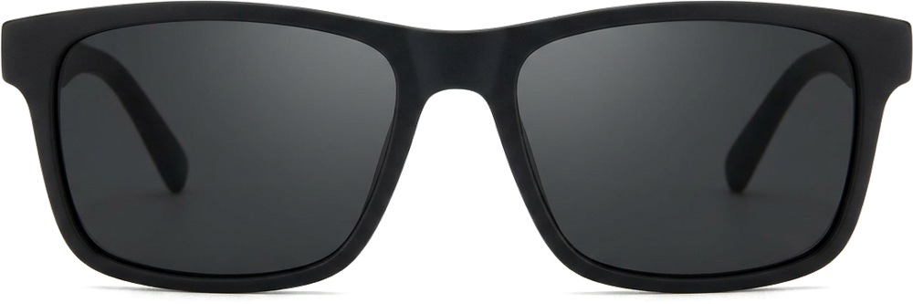 Kip glasses in Matte black, front view