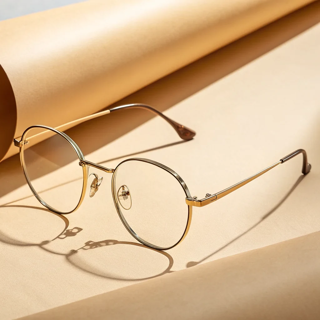 Rowan in Brushed gold, three-quarter view